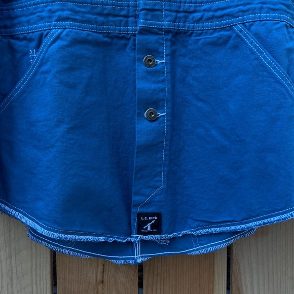 Vintage Pointer Brand Blue Indigo Overdye Chore Jacket Coat Duck Canvas USA - SM - Picture 2 of 14